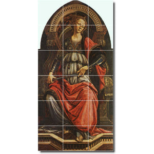 sandro botticelli religious painting ceramic tile mural p00664