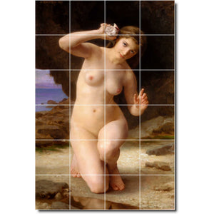 william bouguereau nude painting ceramic tile mural p00780