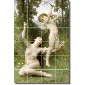 william bouguereau nude painting ceramic tile mural p00852