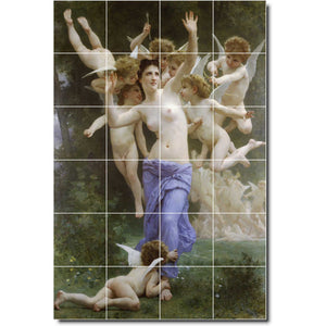 william bouguereau nude painting ceramic tile mural p00861