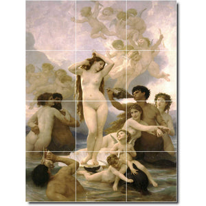 william bouguereau nude painting ceramic tile mural p00901