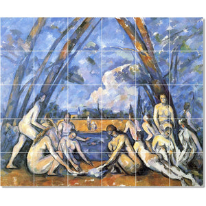 paul cezanne nude painting ceramic tile mural p22205