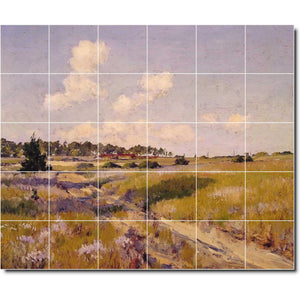 william chase country painting ceramic tile mural p01480