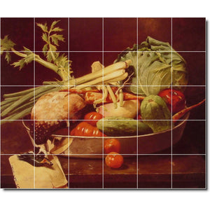 william chase fruit vegetable painting ceramic tile mural p01638