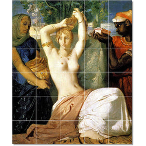 theodore chasseriau nude painting ceramic tile mural p22222