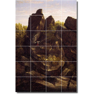 thomas cole country painting ceramic tile mural p01800
