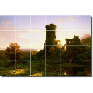 thomas cole historical painting ceramic tile mural p01889