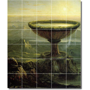 thomas cole historical painting ceramic tile mural p01894