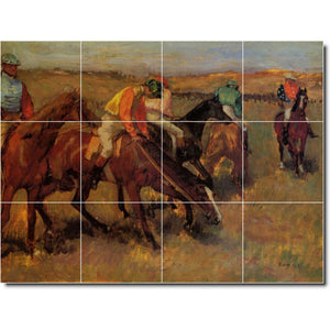 edgar degas horse painting ceramic tile mural p02393