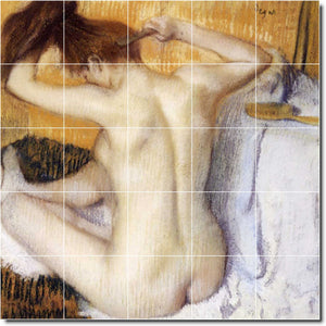edgar degas nude painting ceramic tile mural p02449