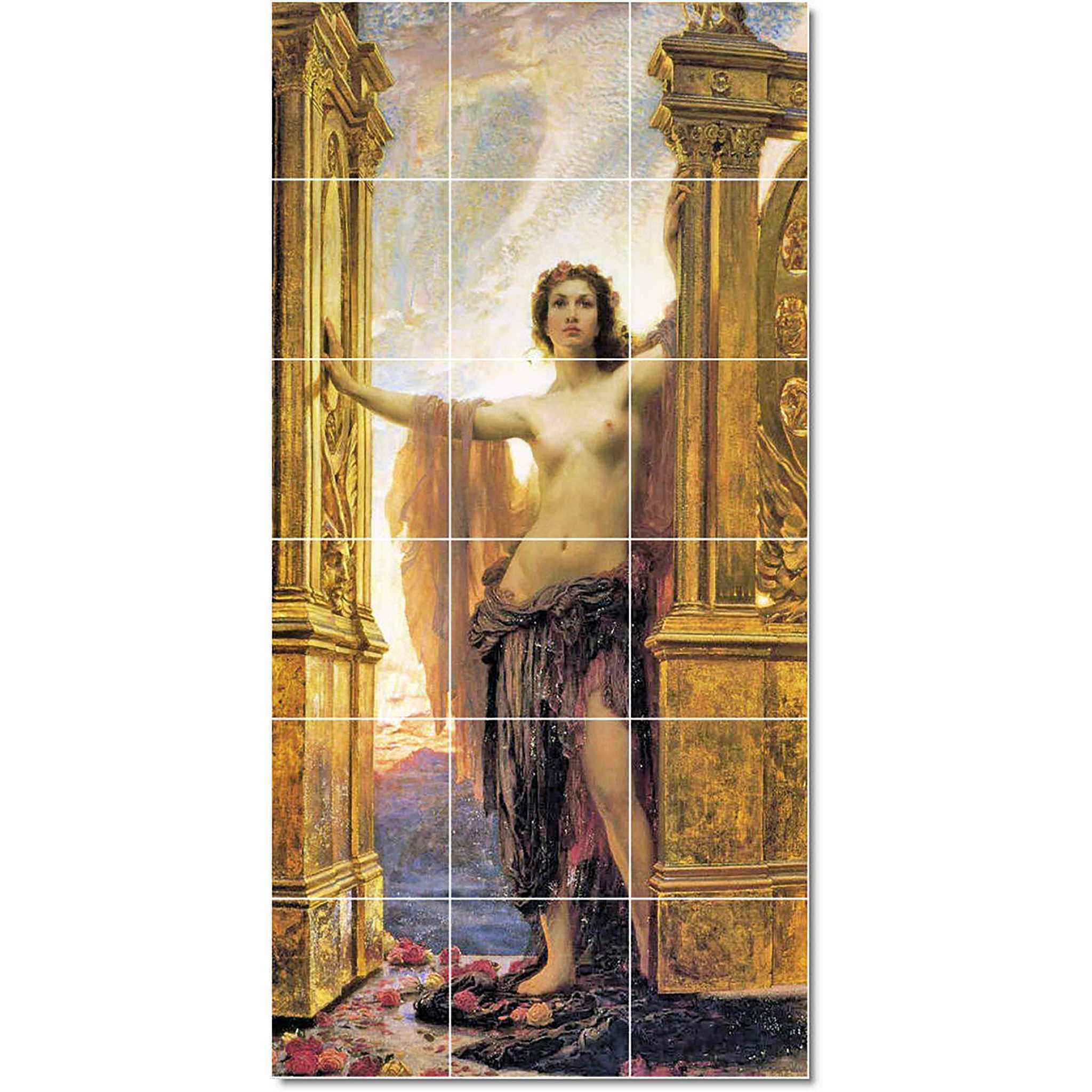 herbert james draper mythology painting ceramic tile mural p22335