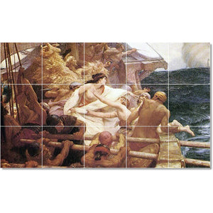 herbert james draper mythology painting ceramic tile mural p22336