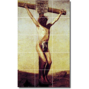 thomas eakins religious painting ceramic tile mural p02988