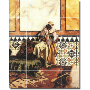 rudolf ernst historical painting ceramic tile mural p03019
