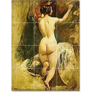 william etty nude painting ceramic tile mural p22393