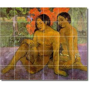 paul gauguin nude painting ceramic tile mural p03343