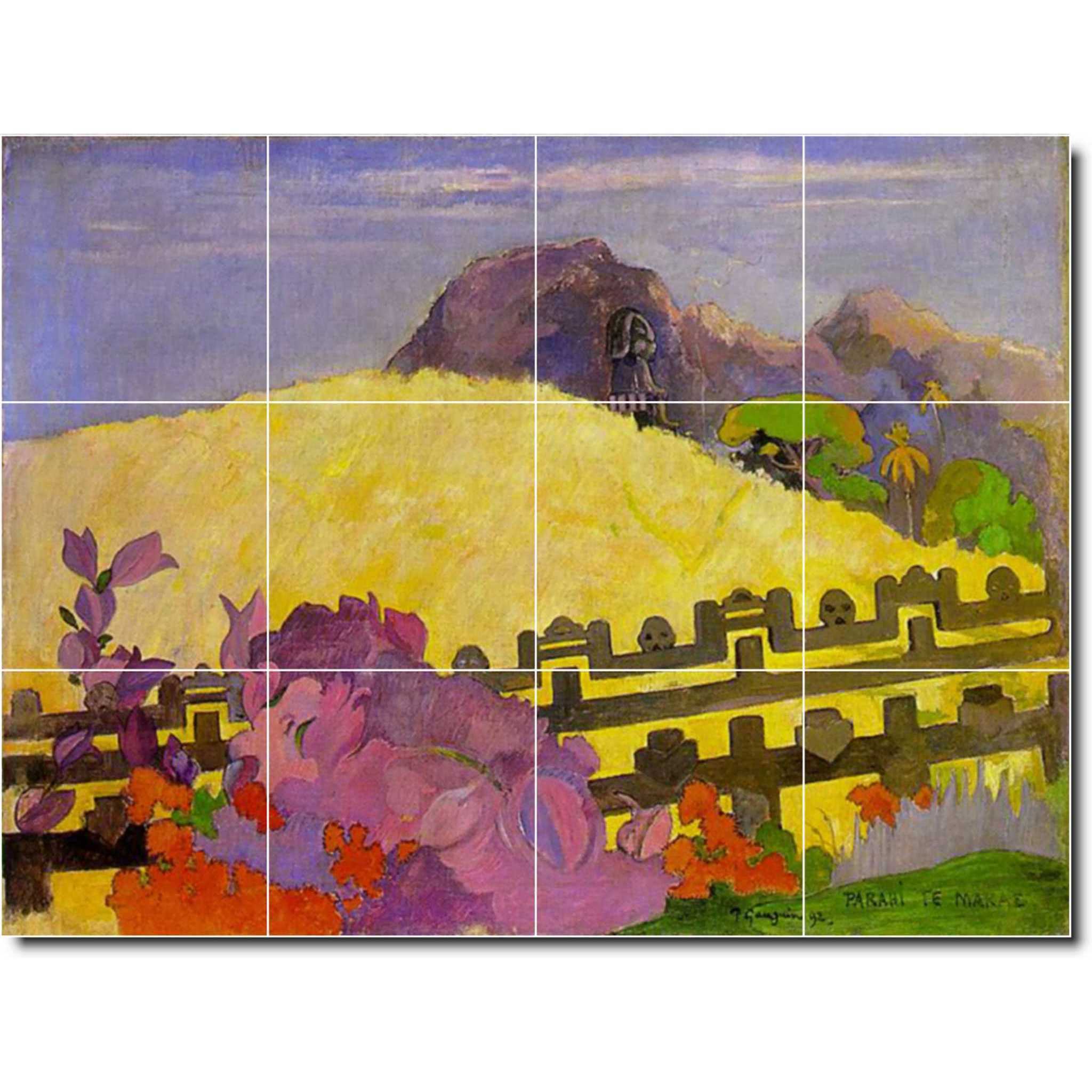 paul gauguin country painting ceramic tile mural p03349