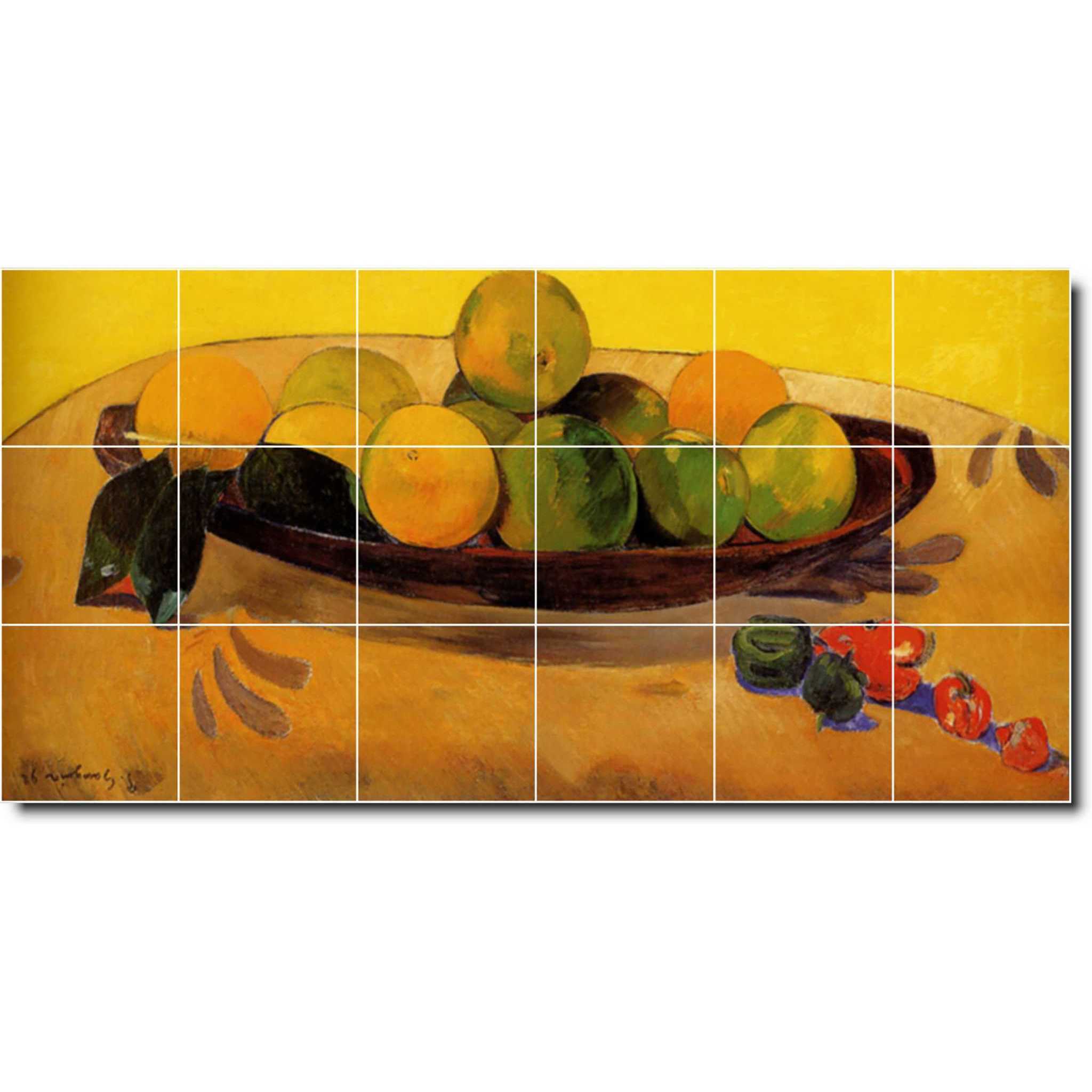 paul gauguin fruit vegetable painting ceramic tile mural p03357