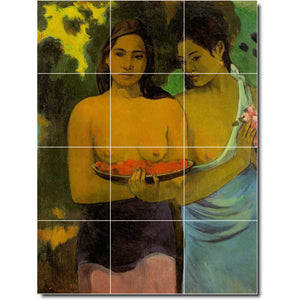 paul gauguin nude painting ceramic tile mural p03362