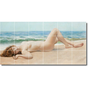 john godward nude painting ceramic tile mural p03681