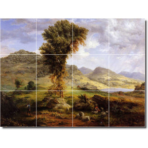 george inness country painting ceramic tile mural p04855