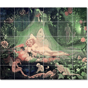 john simmons mythology painting ceramic tile mural p22705