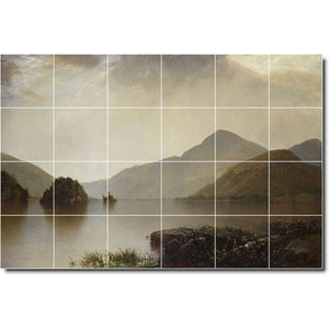 john kensett waterfront painting ceramic tile mural p04937