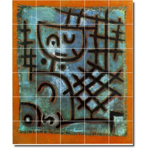 paul klee abstract painting ceramic tile mural p04957