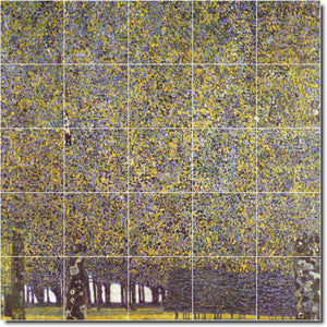 gustave klimt country painting ceramic tile mural p05035