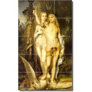 gustave moreau nude painting ceramic tile mural p06447