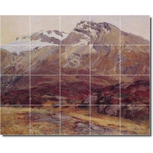john sargent landscape painting ceramic tile mural p07923