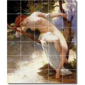 guillaume seignac nude painting ceramic tile mural p08273