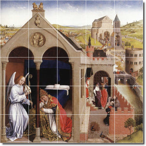rogier weyden religious painting ceramic tile mural p09697
