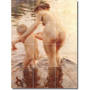 anders zorn nude painting ceramic tile mural p10071